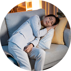 仕事のストレスで疲れた