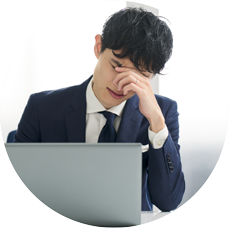 デスクワークで目が疲れたとき
